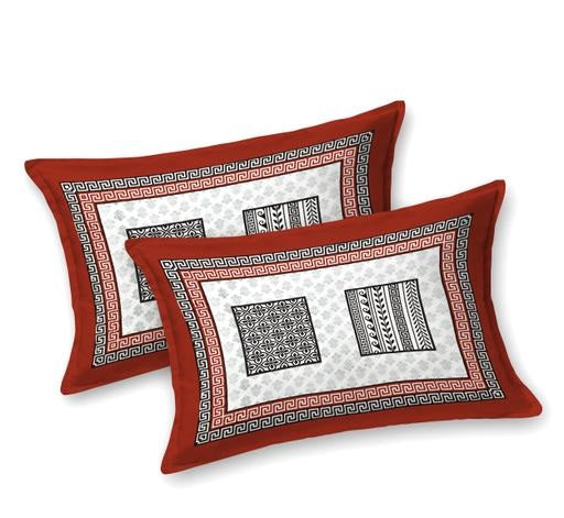 MATHEMATICAL ABSTRACT & EMPIRE PLANT PATTERN PREMIUM ORGANIC COTTON BEDSHEET BEDSHEET