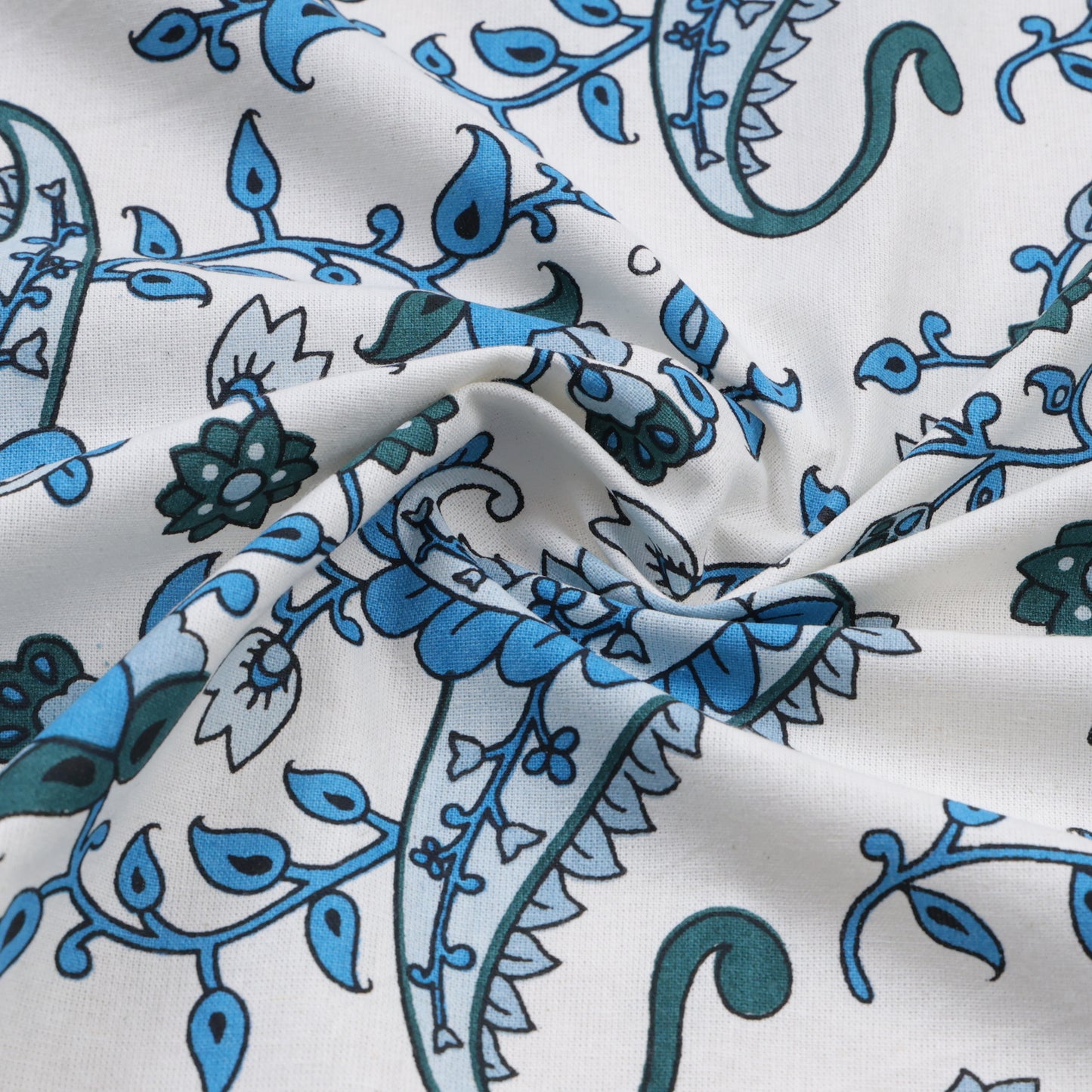 DESERT BOTANICAL BLISS: LUXURIOUS ORGANIC COTTON CARDINAL PRUSSIAN BLUE BEDSHEETS INSPIRED BY NATURE’S SERENITY