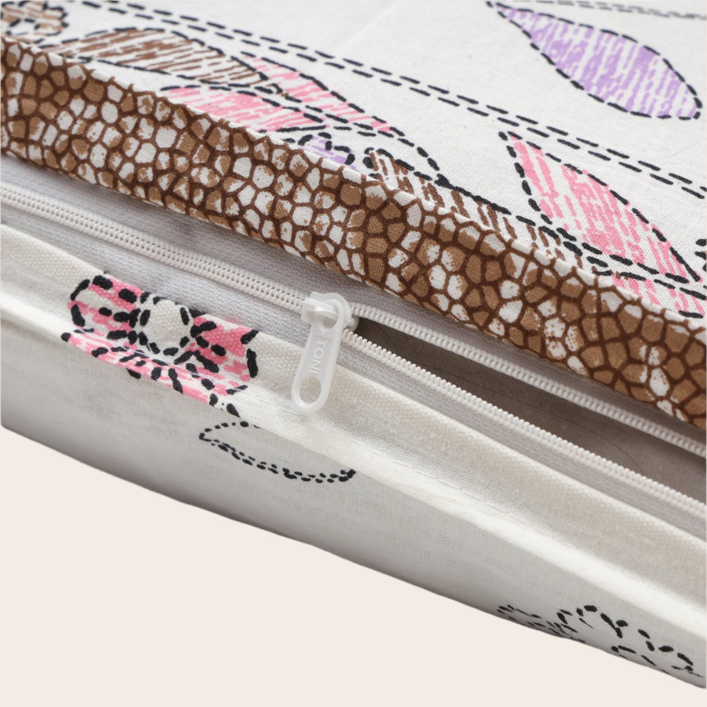 ANTIQUE FLUORESCENT FUCHSIA, MAHOGANY AND HENNA FOREST BOTANICAL FLOWER ORGANIC PREMINUM COTTON KATHAA HAND BLOCK PATTERN BADSHEET COLLECTIONS.
