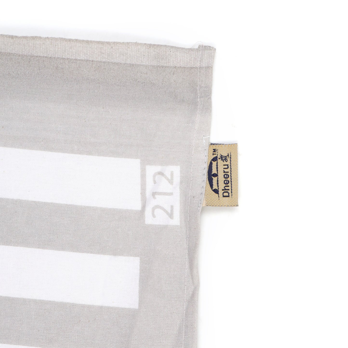 FUCHSIA AND SCARLET BOTANICAL BOUQUET WITH SLATE HUE MATHEMATICAL STRIPE PREMIUM ORGANIC COTTON BEDSHEET