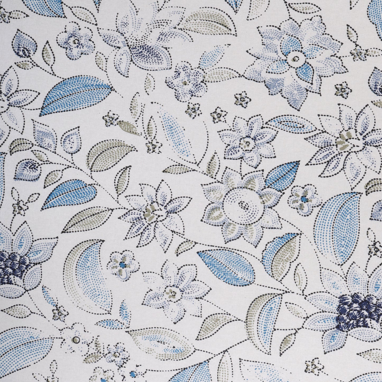 HANDCRAFTED KATHA PRINT ORGANIC COTTON BEDSHEET -INTRICATE AND ARTISANAL CRAFT