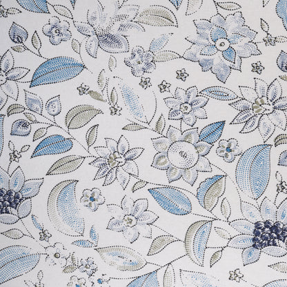 HANDCRAFTED KATHA PRINT ORGANIC COTTON BEDSHEET -INTRICATE AND ARTISANAL CRAFT