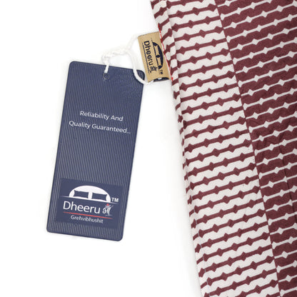 PREMINUM, AUTHENTIC TRIBAL WING CREATURE WITH ROYAL MAROON BELL BORDER BEDSHEET